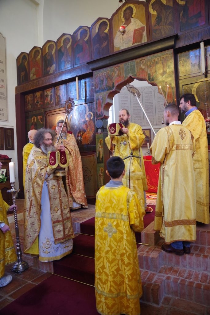Great Entrance of the Divine Liturgy at the Memorial Church, Brussels