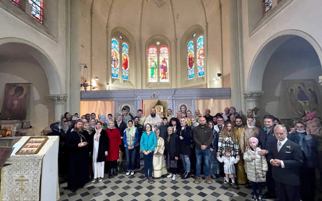 Bishop Irenei Visits the Parish of St Michael the Archangel in Cannes, France. | Епископ Ириней посетил приход Святого Архангела Михаила в Каннах, Франция.